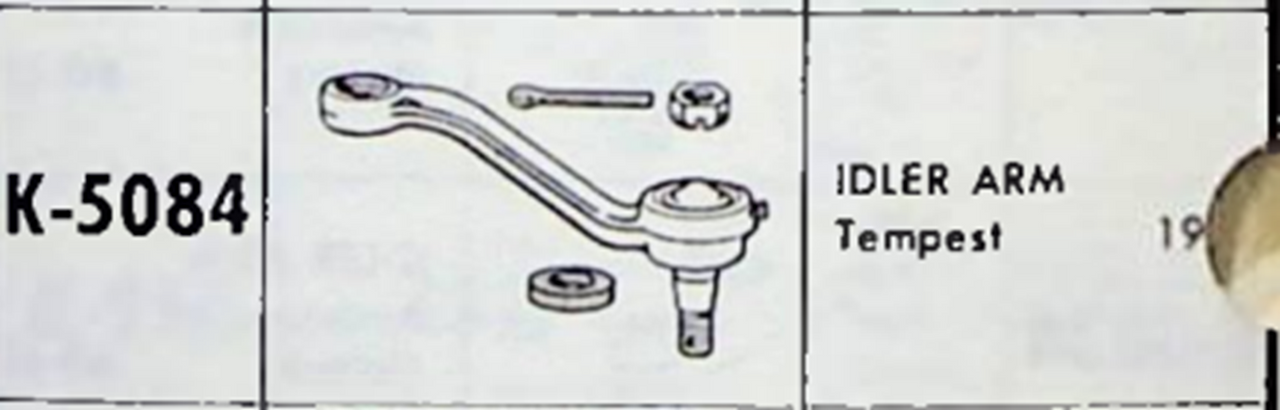 Pontiac Tempest 1963 NOS Idler Arm Moog K-5084 Made in USA