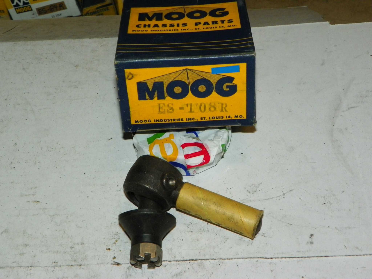 Studebaker 10A Commander 1940 NOS Tie Rod Ends Moog ES-108R Made in USA. Shop vintage car parts at ocpnw.com!