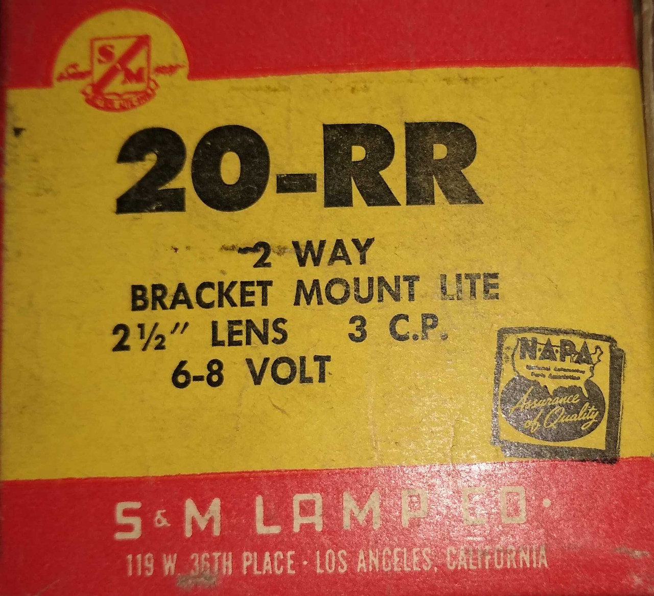 2-Way Bracket Mount Lite 2.5" Lens 6-8 Volt:  20-RR