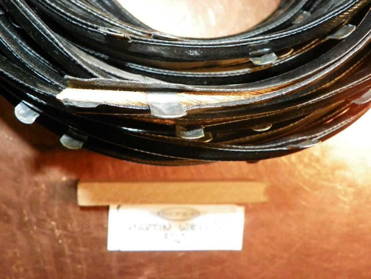 NOS!!!! Martin Wells 3/16" Black Vinyl Fender Welting 75 Ft Roll w/ Install Tool