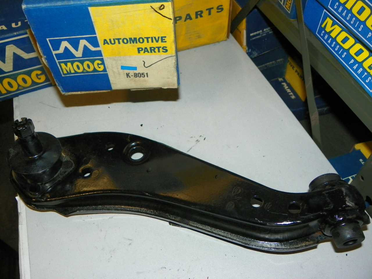 Mercury Meteor 1962-63 Lower Control Arm with Ball Joint NOS Moog #K8051 Made in USA. Shop vintage car parts at ocpnw.com!