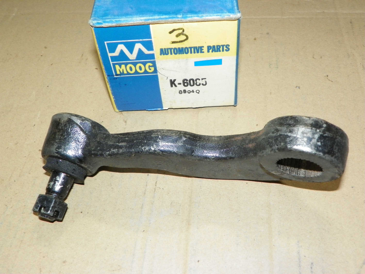 Chevrolet 1963-64 NOS Pitman Arm Moog # K6085 Made in USA. Shop vintage car parts at ocpnw.com!