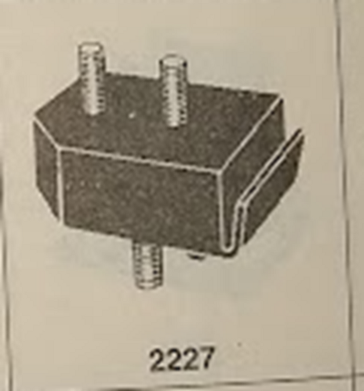 Chrysler Dod Ply 1962-65 Front Motor Mount 2227