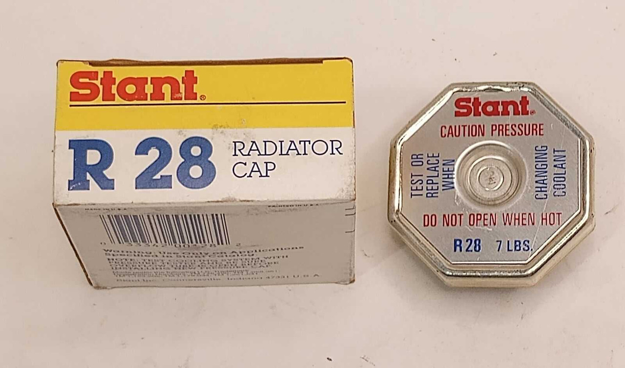 Stant R28 Radiator Cap 7 lbs 52-53 Ford Big Six 51 Jeep 4 CJ-3A (See Desc 4 Fit). Shop vintage car parts at ocpnw.com!