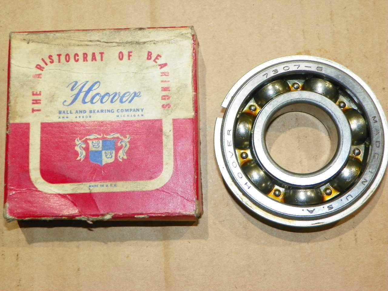 Hoover 7307G Ball Bearing Made in USA. Shop vintage car parts at ocpnw.com!