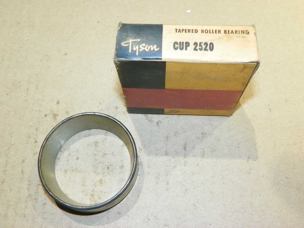 Tyson 2520 Tapered Roller Bearing Cup Made in USA. Shop vintage car parts at ocpnw.com!