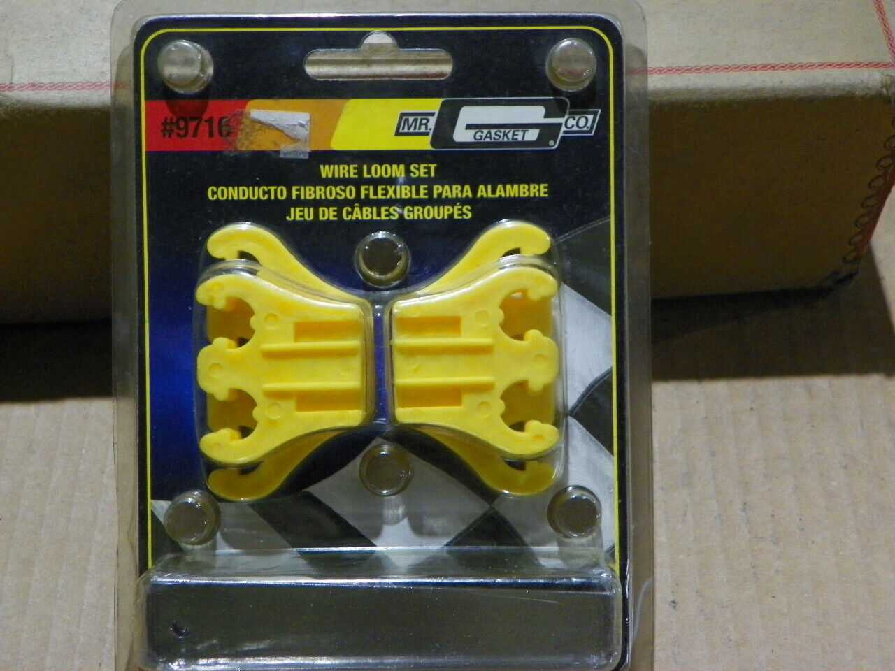 Mr Gasket #9716 Wire Loom Sets Yellow Chrome 7-9 mm Spark Plug Wire Set of 6. Shop vintage car parts at ocpnw.com!