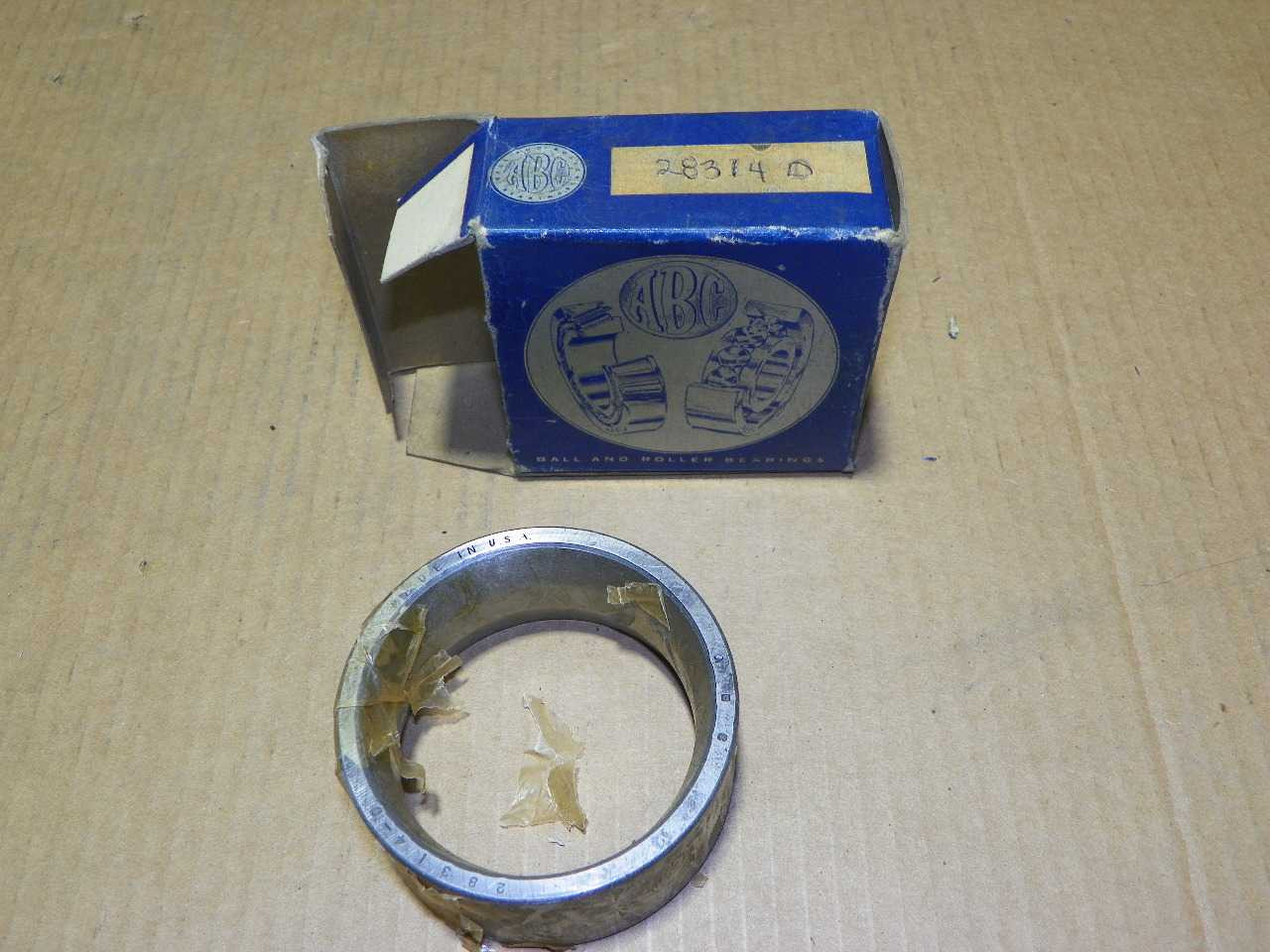 ABC Tapered Roller Bearing Cup # 28314-D Made in USA