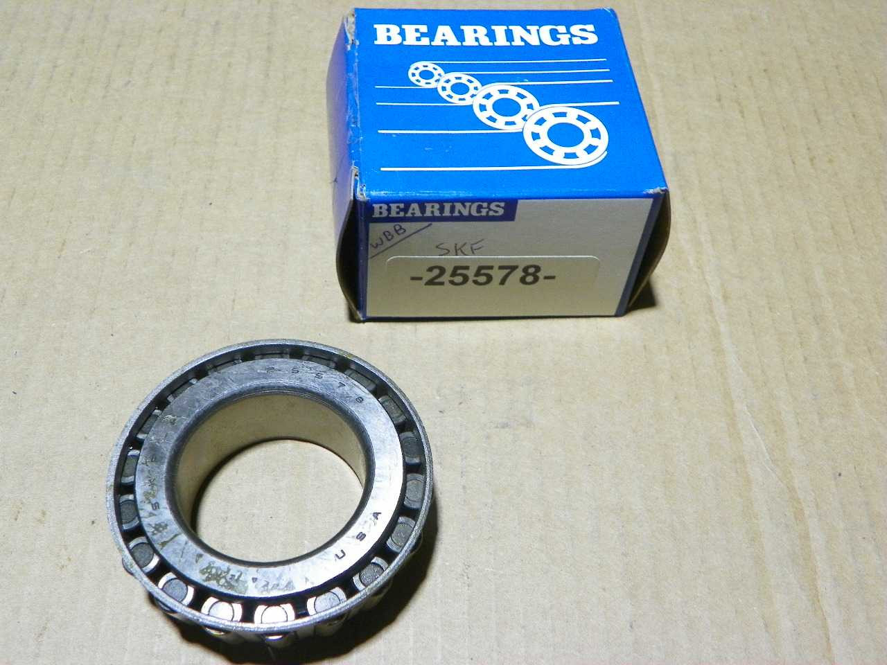 SKF Tapered Roller Bearing Cone # 25578 Made in USA