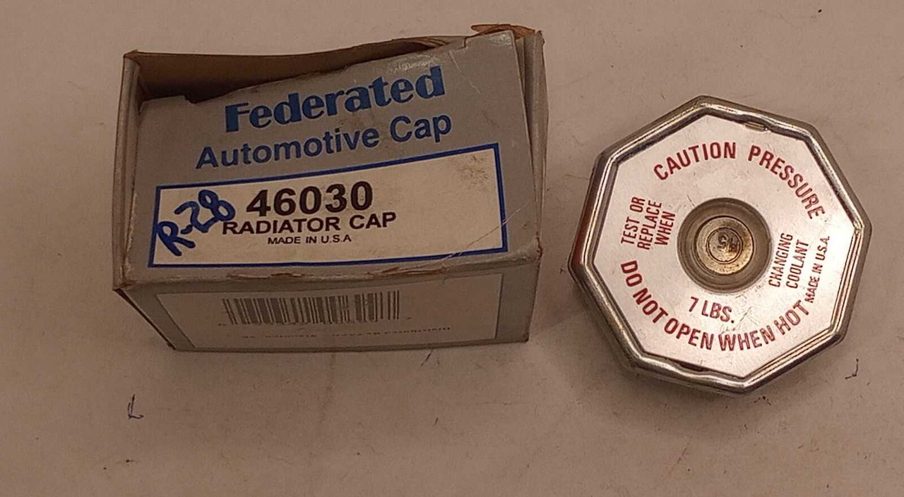 Federated Radiator Cap #46030 7 LBS.(See Desc). Shop vintage car parts at ocpnw.com!