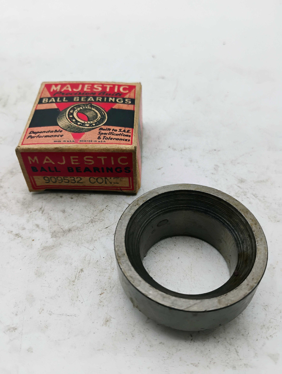 Majestic 909532 Ball Bearing Cone NOS Made in USA. Shop vintage car parts at ocpnw.com!