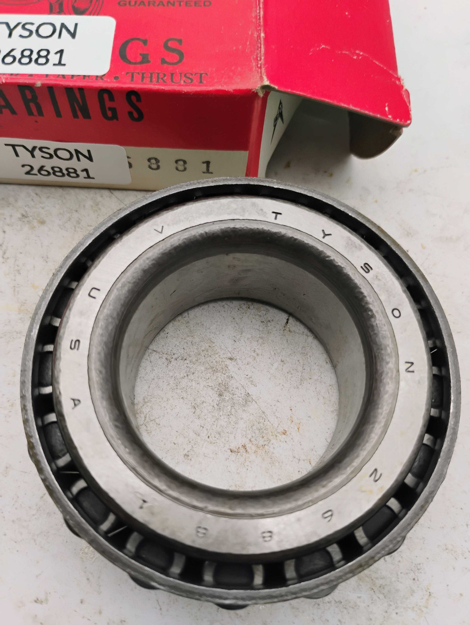 Tyson 26881 Tapered Roller Bearing Cone NOS Made in USA