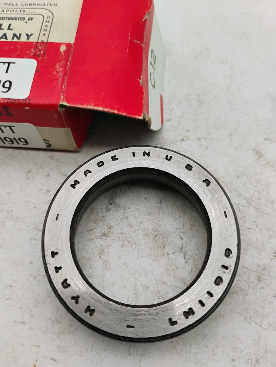 Hyatt LM11919 Tapered Roller Bearing Cup NOS Made in USA