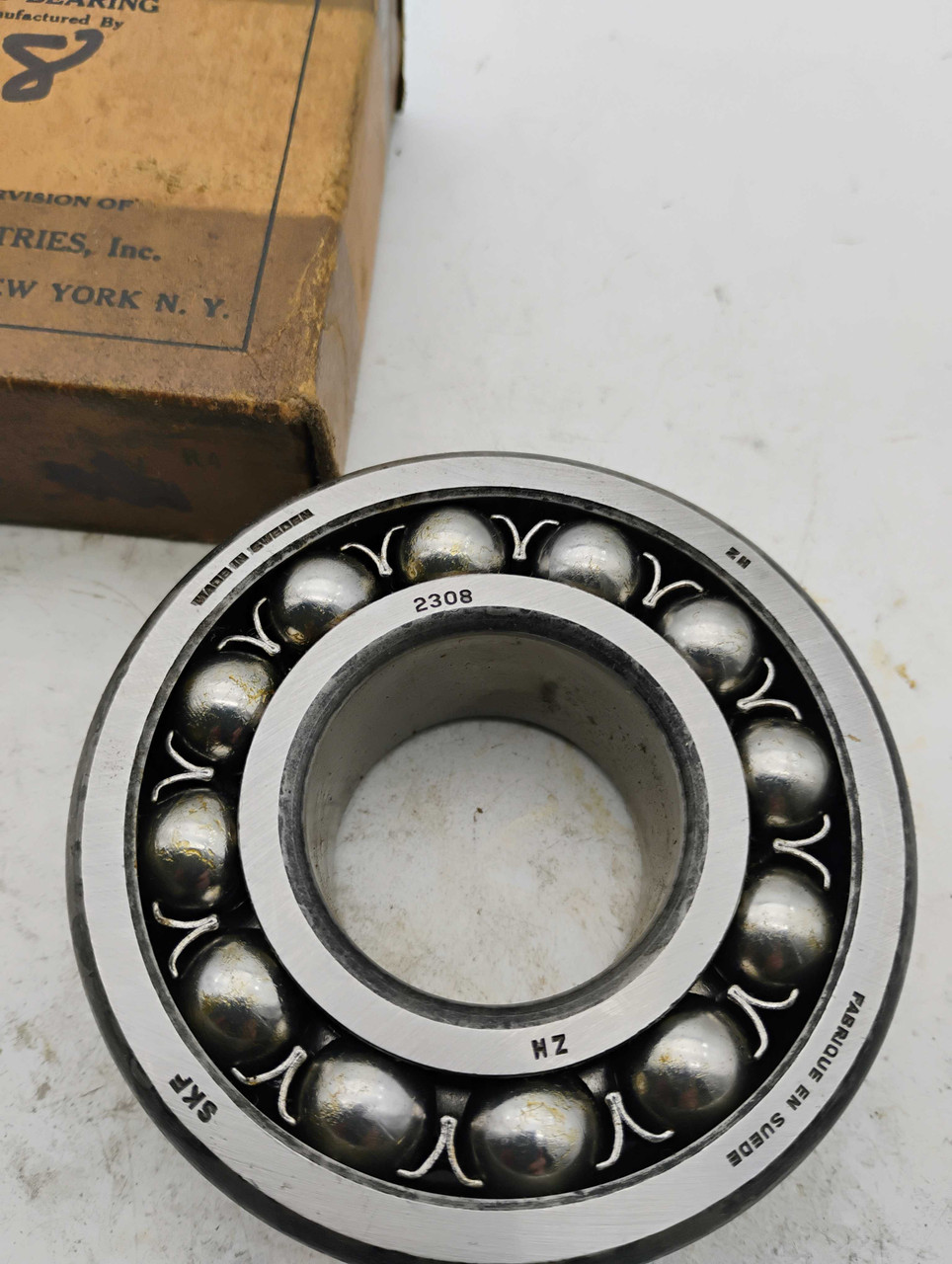 New SKF SKF 2308 Ball Bearing NOS Made in Sweden | Old Car Parts