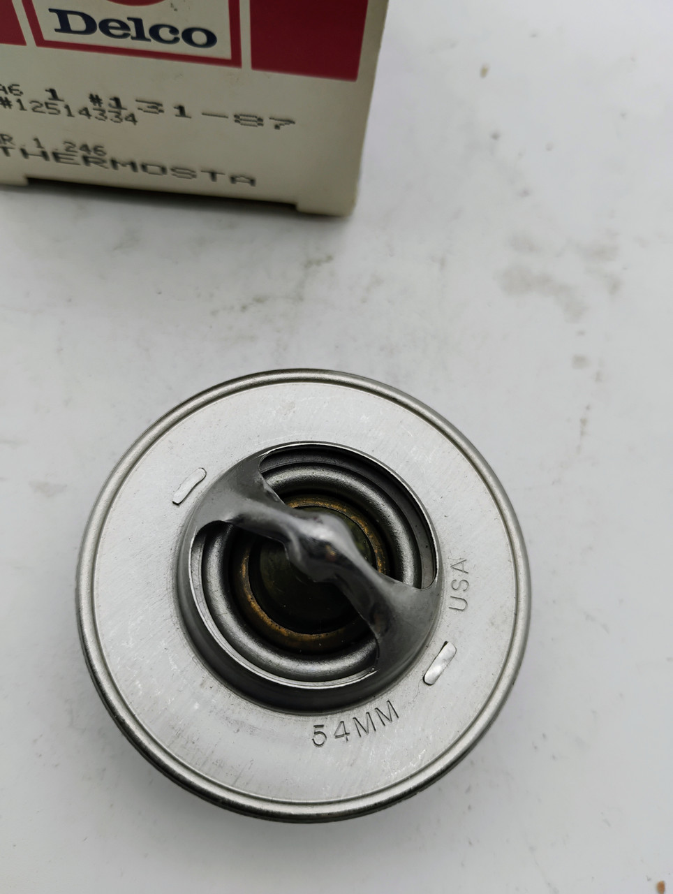 Delco 12514334 Thermostat 131-87 NOS Made in USA