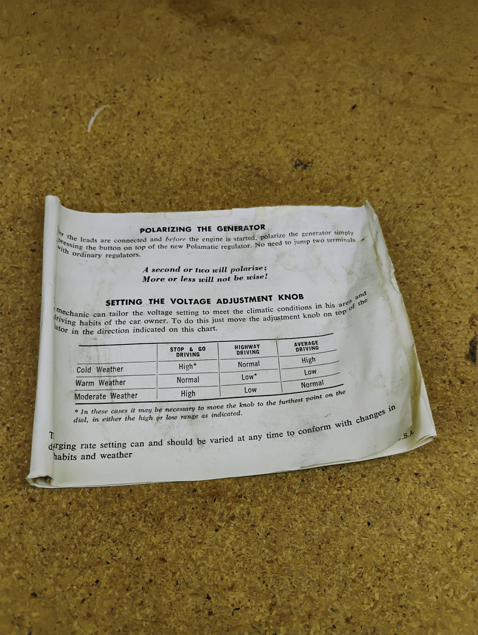 BlueStreak VR423XP 12V Polamatic Voltage Regulator Chevy GMC Pontiac Buick NORS