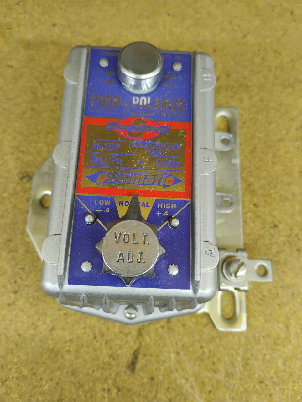 BlueStreak VR35XP 12V Polamatic Voltage Regulator NORS Made in USA BlueStreak VR35XP 12V Polamatic Voltage Regulator NORS Made in USA
