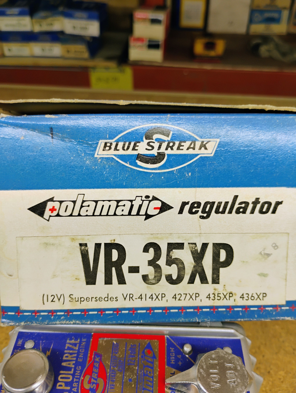 BlueStreak VR35XP 12V Polamatic Voltage Regulator NORS Made in USA BlueStreak VR35XP 12V Polamatic Voltage Regulator NORS Made in USA
