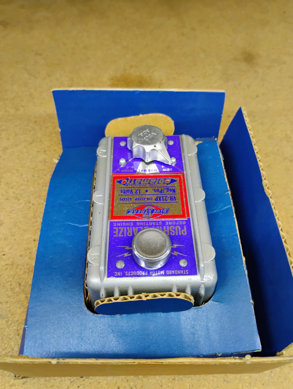 BlueStreak VR21XP 12V Polamatic Voltage Regulator NORS Made in USA BlueStreak VR21XP 12V Polamatic Voltage Regulator NORS Made in USA