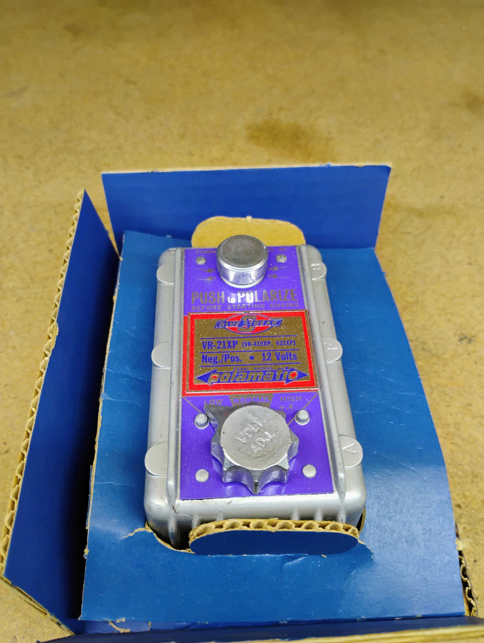 BlueStreak VR21XP 12V Polamatic Voltage Regulator NORS Made in USA BlueStreak VR21XP 12V Polamatic Voltage Regulator NORS Made in USA
