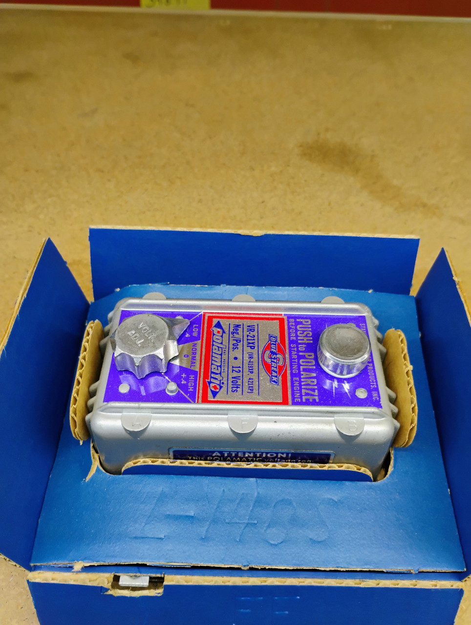 BlueStreak VR21XP 12V Polamatic Voltage Regulator NORS Made in USA BlueStreak VR21XP 12V Polamatic Voltage Regulator NORS Made in USA