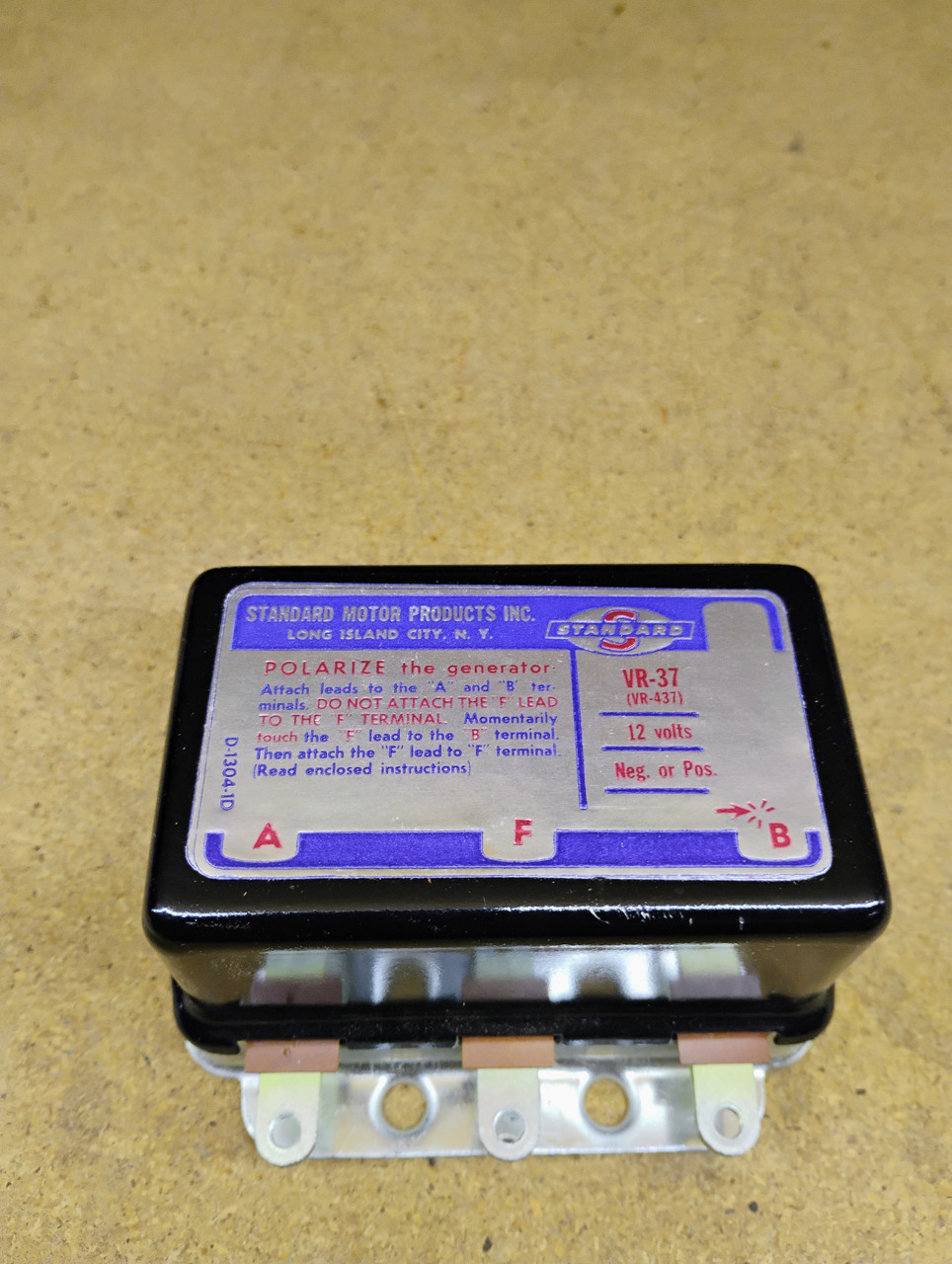 Standard VR37 Voltage Regulator NORS Made in USA Standard VR37 Voltage Regulator NORS Made in USA