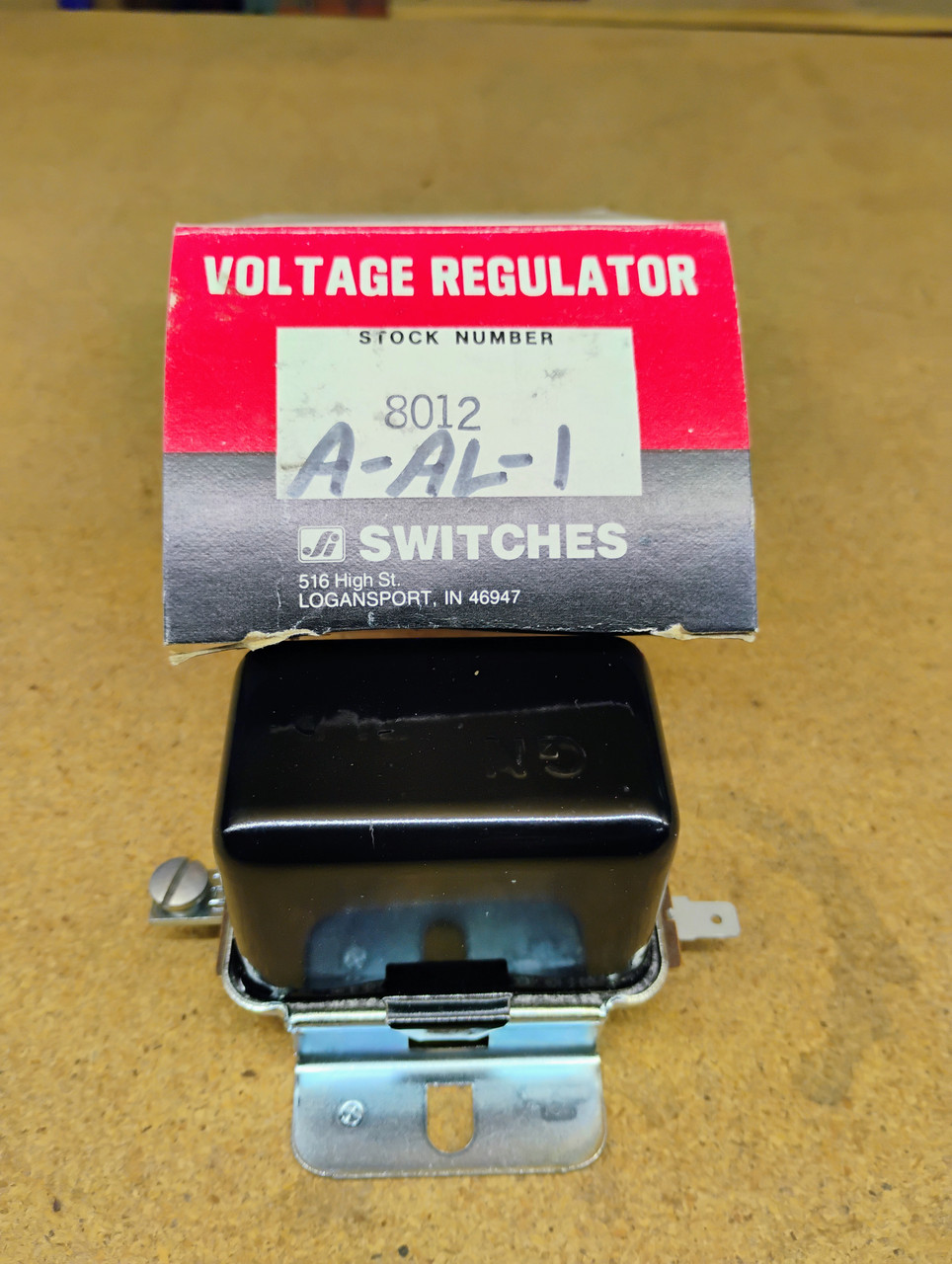Ji Switches 8012 Voltage Regulator NORS Made in USA A-AL-1