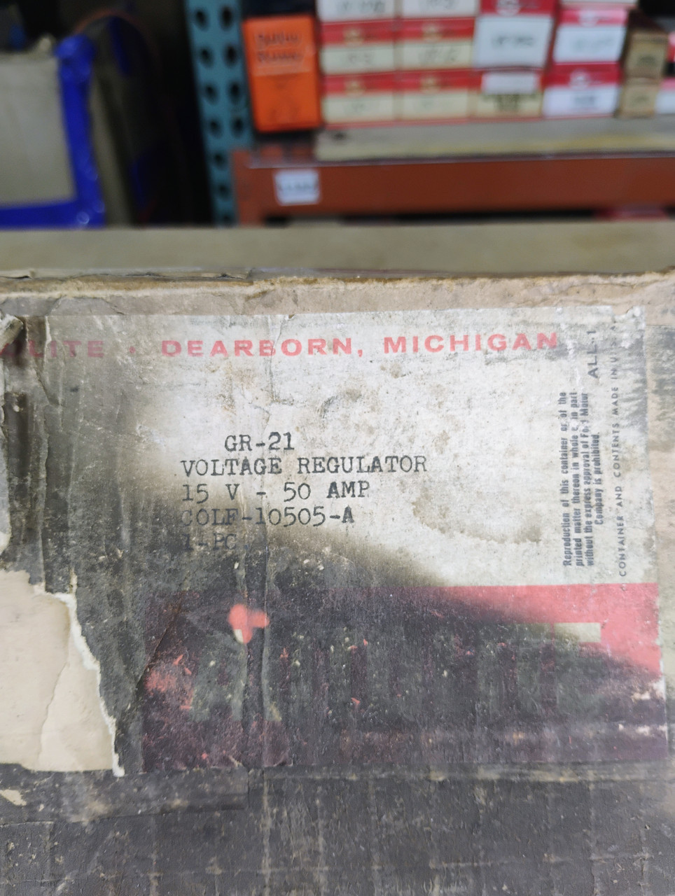 Delco Remy C0LF-10505-A Voltage Regulator NOS Made in USA