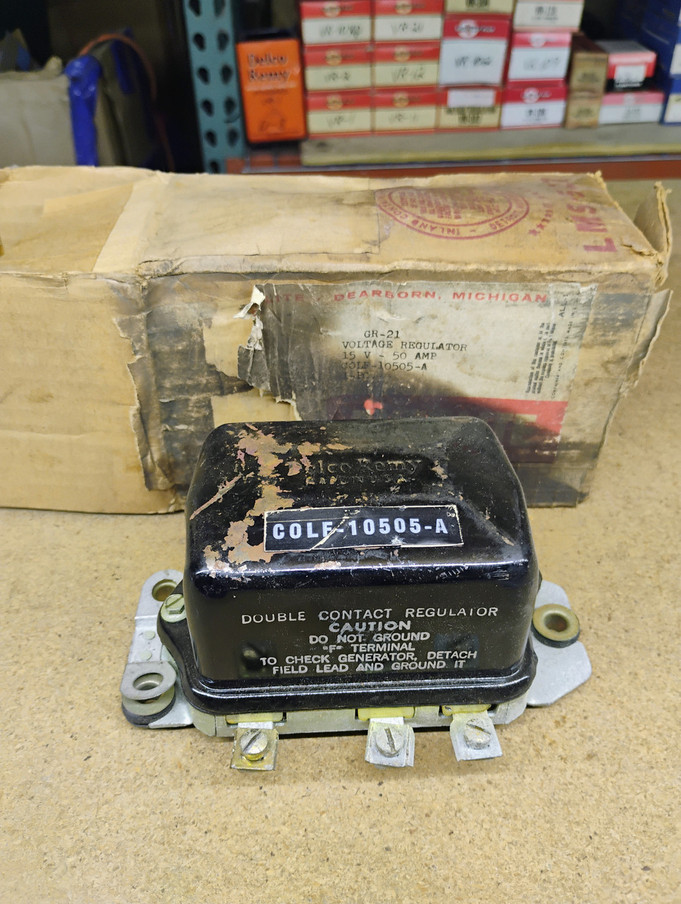 Delco Remy C0LF-10505-A Voltage Regulator NOS Made in USA