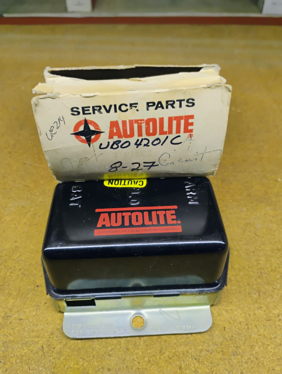 AutoLite VBO-4201C Voltage Regulator NOS Made in USA VR214 AutoLite VBO-4201C Voltage Regulator NOS Made in USA VR214