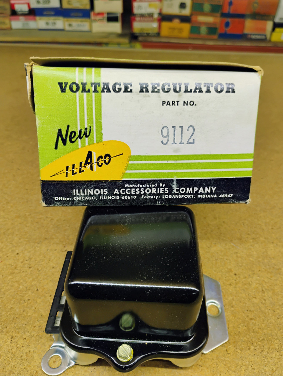 Pontiac 1953-60 Tempest 1963 12V Neg. Grd. Voltage Regulator Rebuilt Made in USA 1119511