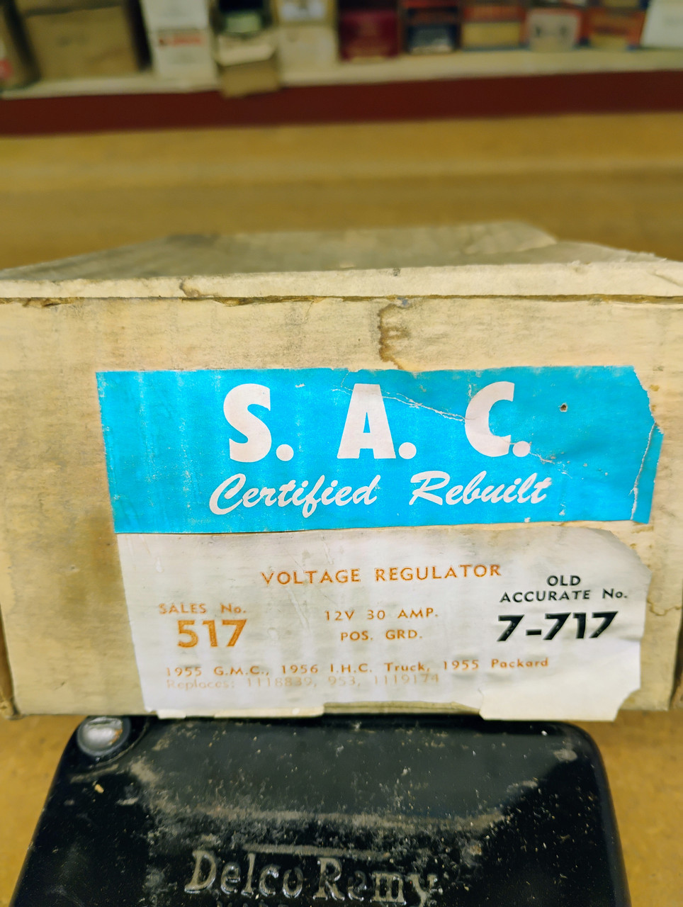 1955 GMC Packard 7-717 Voltage Regulator Rebuilt Made in USA 1955 GMC Packard 7-717 Voltage Regulator Rebuilt Made in USA