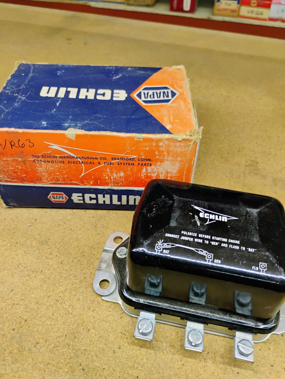 Echlin VR63 Voltage Regulator Rebuilt Made in USA