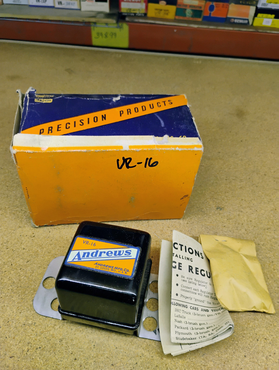 Andrews VR16 Voltage Regulator Rebuilt Made in USA Andrews VR16 Voltage Regulator Rebuilt Made in USA