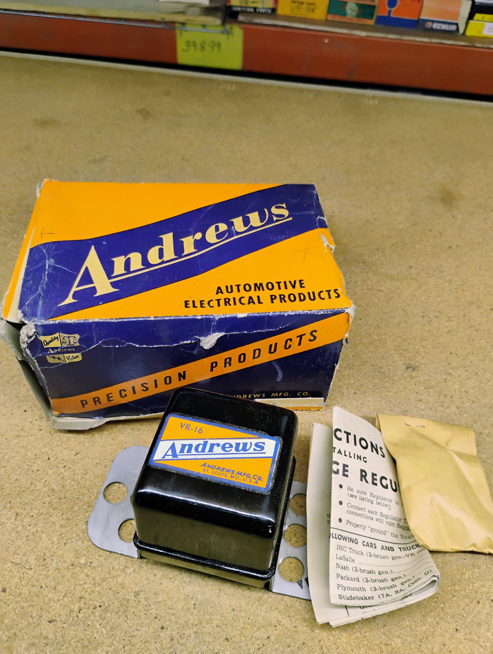 Andrews VR16 Voltage Regulator Rebuilt Made in USA Andrews VR16 Voltage Regulator Rebuilt Made in USA