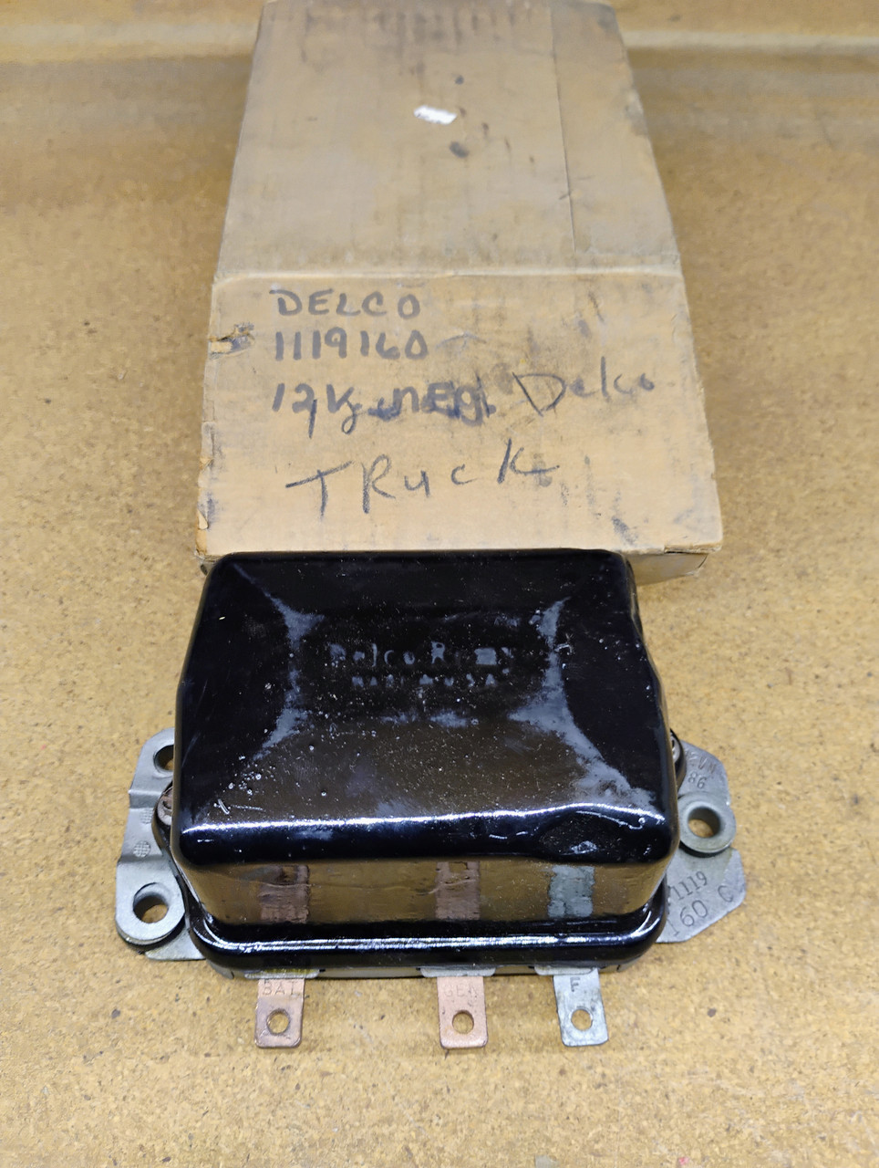 Delco Remy 1119160 Voltage Regulator Rebuilt Made in USA Delco Remy 1119160 Voltage Regulator Rebuilt Made in USA