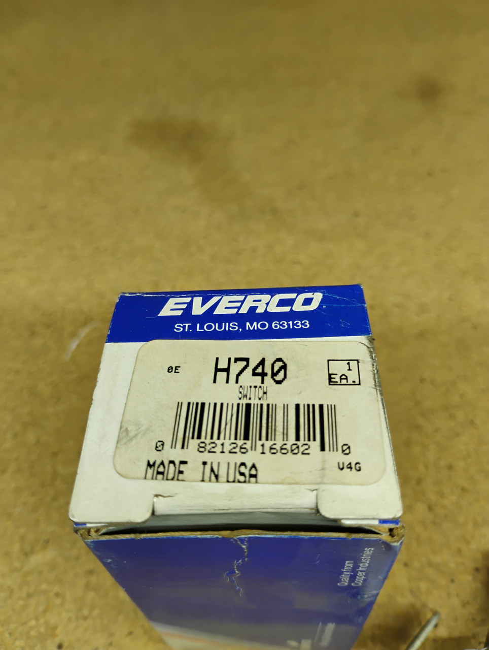 Everco H740 Switch NORS Made in USA Everco H740 Switch NORS Made in USA