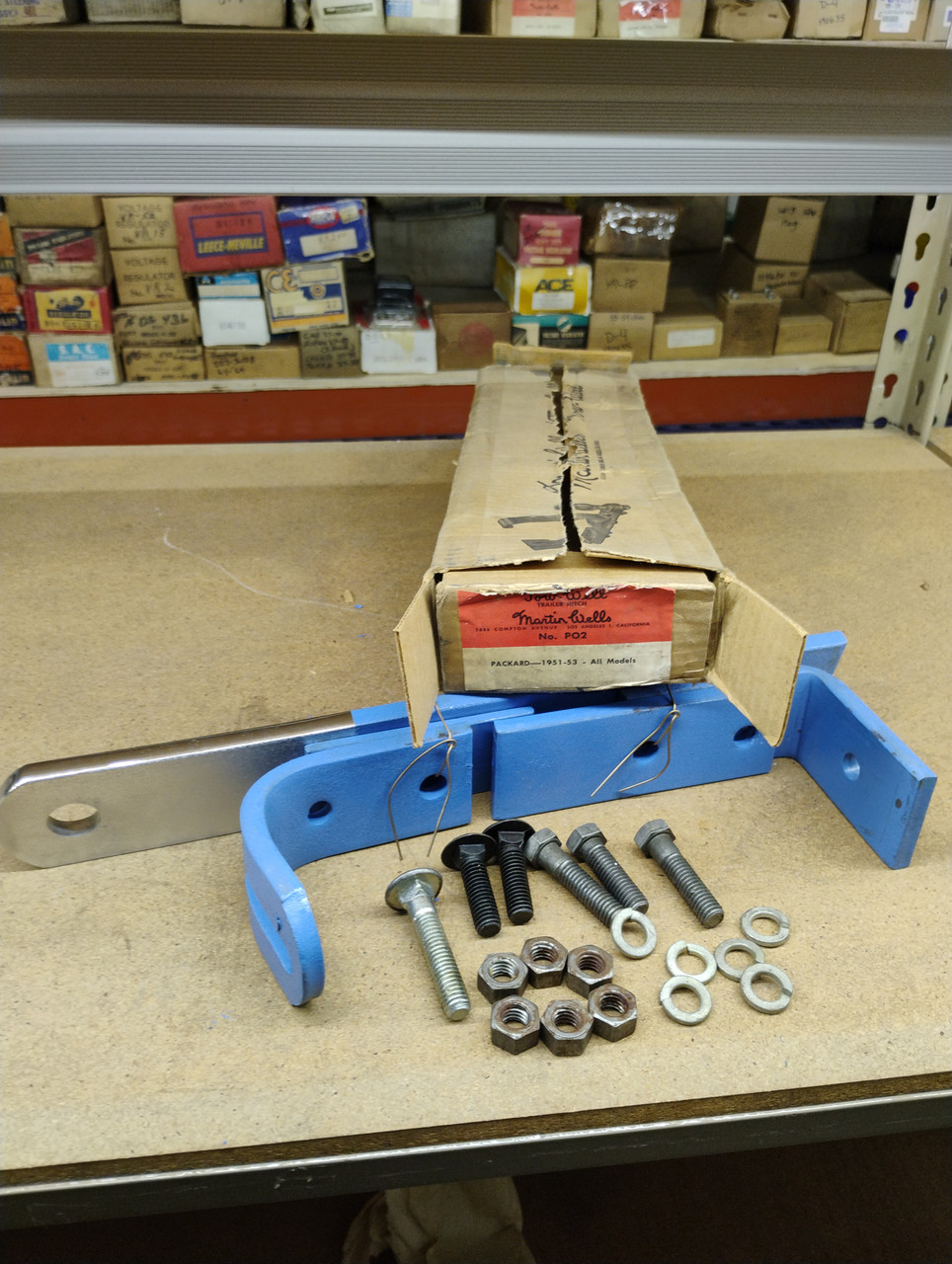 Tow-Well PO2 Trailer Hitch 1951-1953 Packard All Models NORS Made in USA