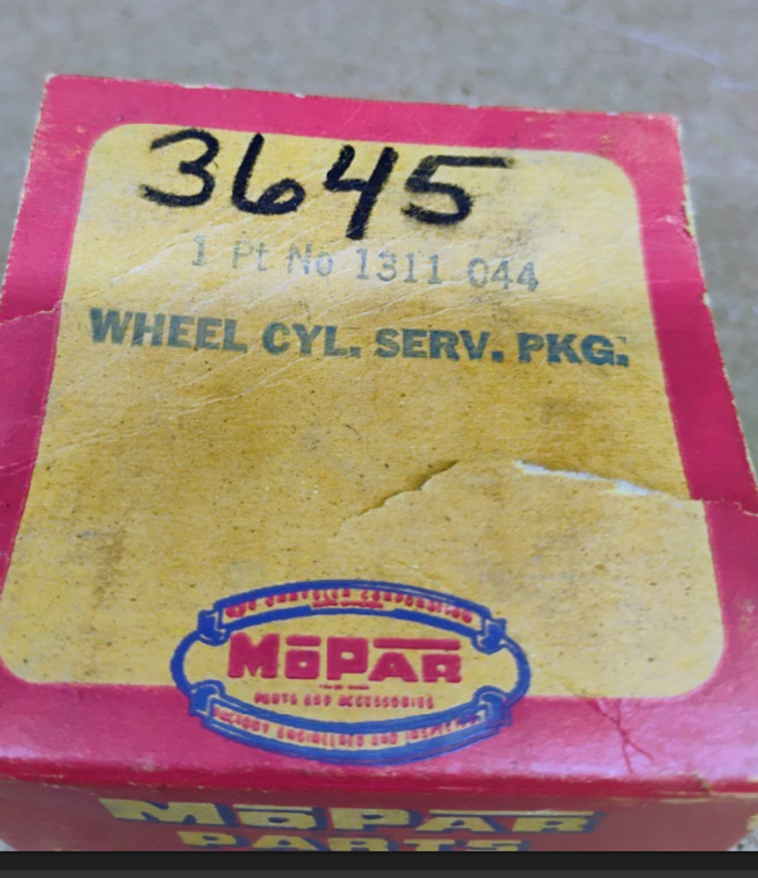 Mopar 1311044 Wheel Cylinder Service Pkg NOS Made in USA
