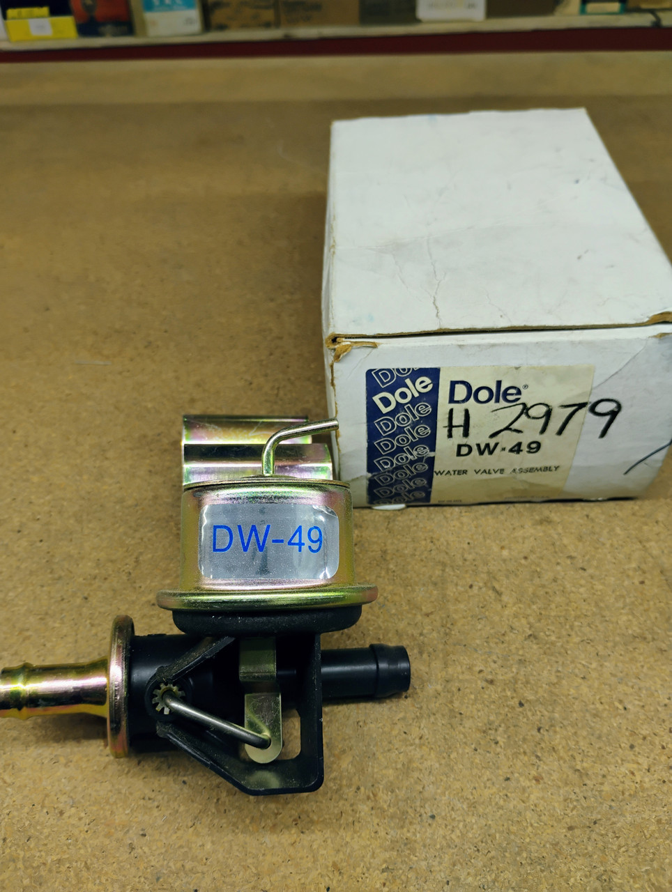Dole DW49 Heater Valve NORS Made in USA Dole DW49 Heater Valve NORS Made in USA