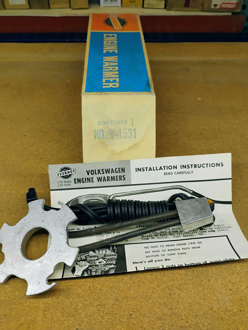Everco V1531 Engine Warmer NORS Made in USA Everco V1531 Engine Warmer NORS Made in USA