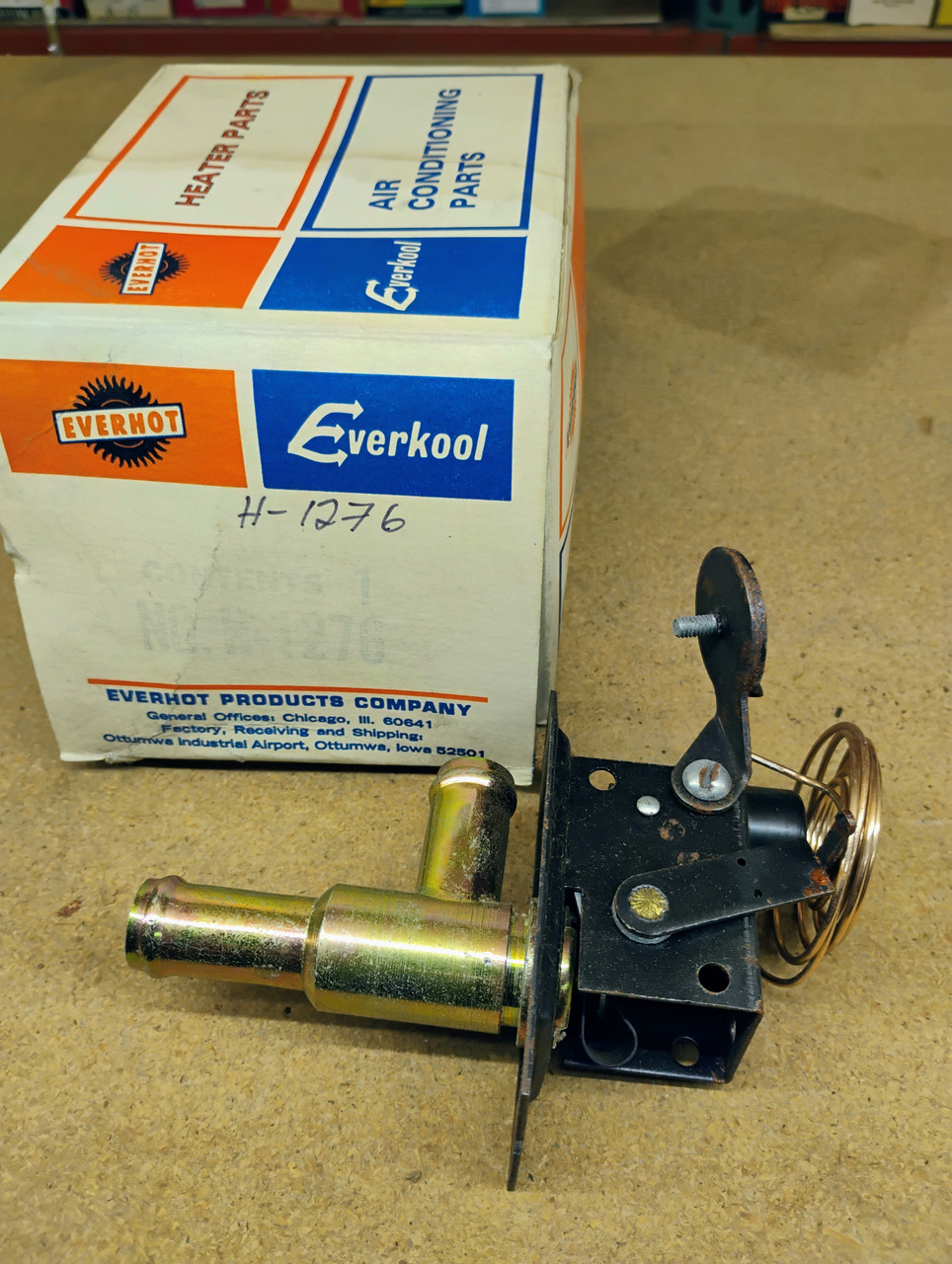 Everco H1276 Heater Valve NORS Made in USA