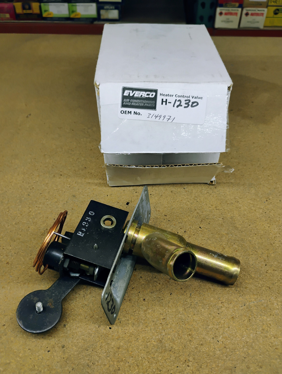 Everco H1230 Heater Valve 3149971 NORS Made in USA
