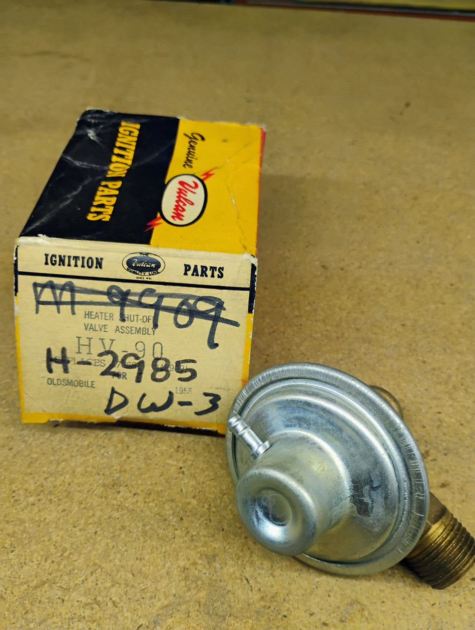 Everco H2985 Heater Valve NORS Made in USA