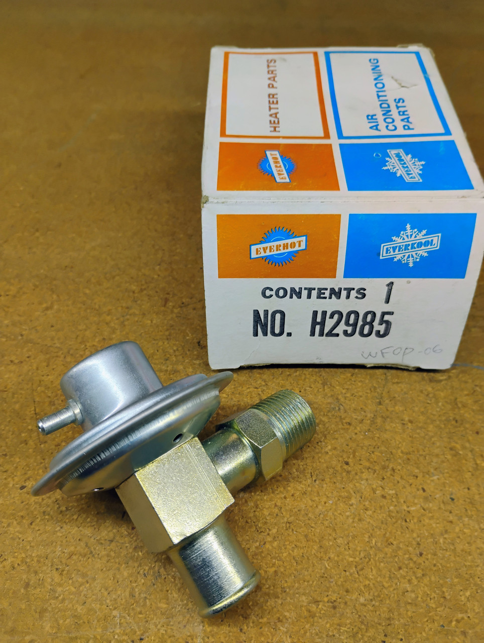 Everco H2985 NORS Heater Valve Made in USA