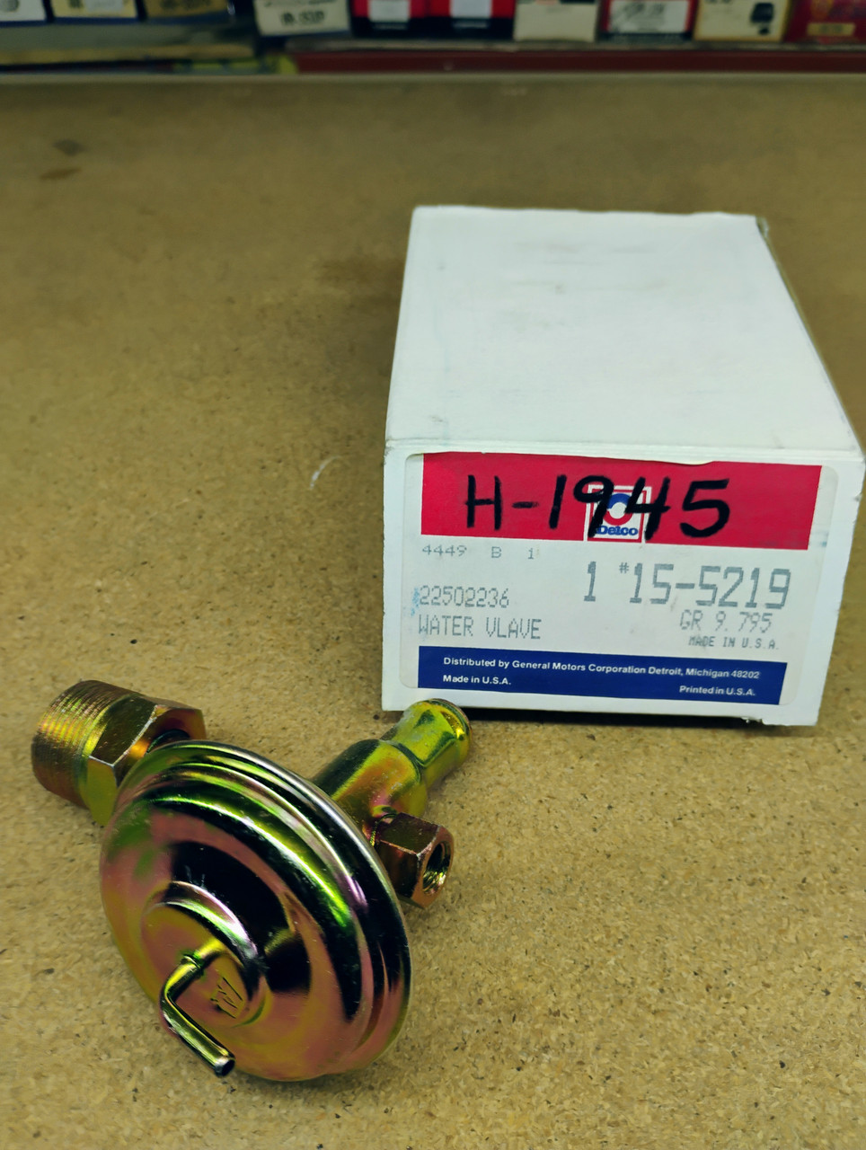 ACDelco 22502236 Heater Valve H1945 NOS Made in USA