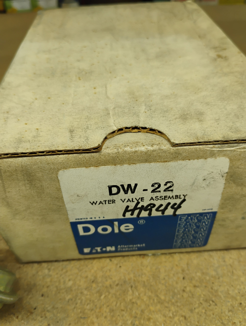 Dole DW22 Heater Valve H1944 NORS Made in USA