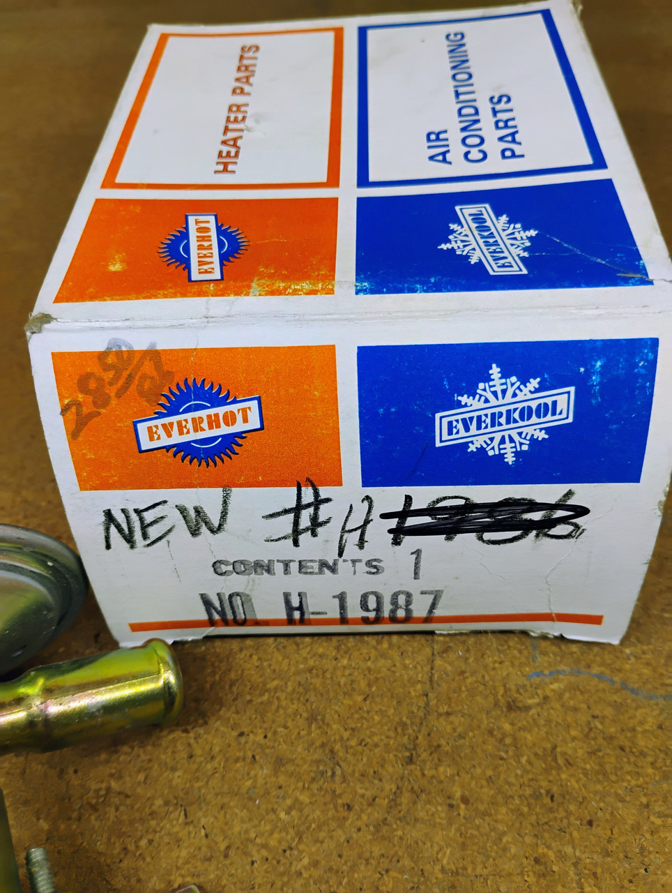 Everco H1987 Heater Valve NORS Made in USA