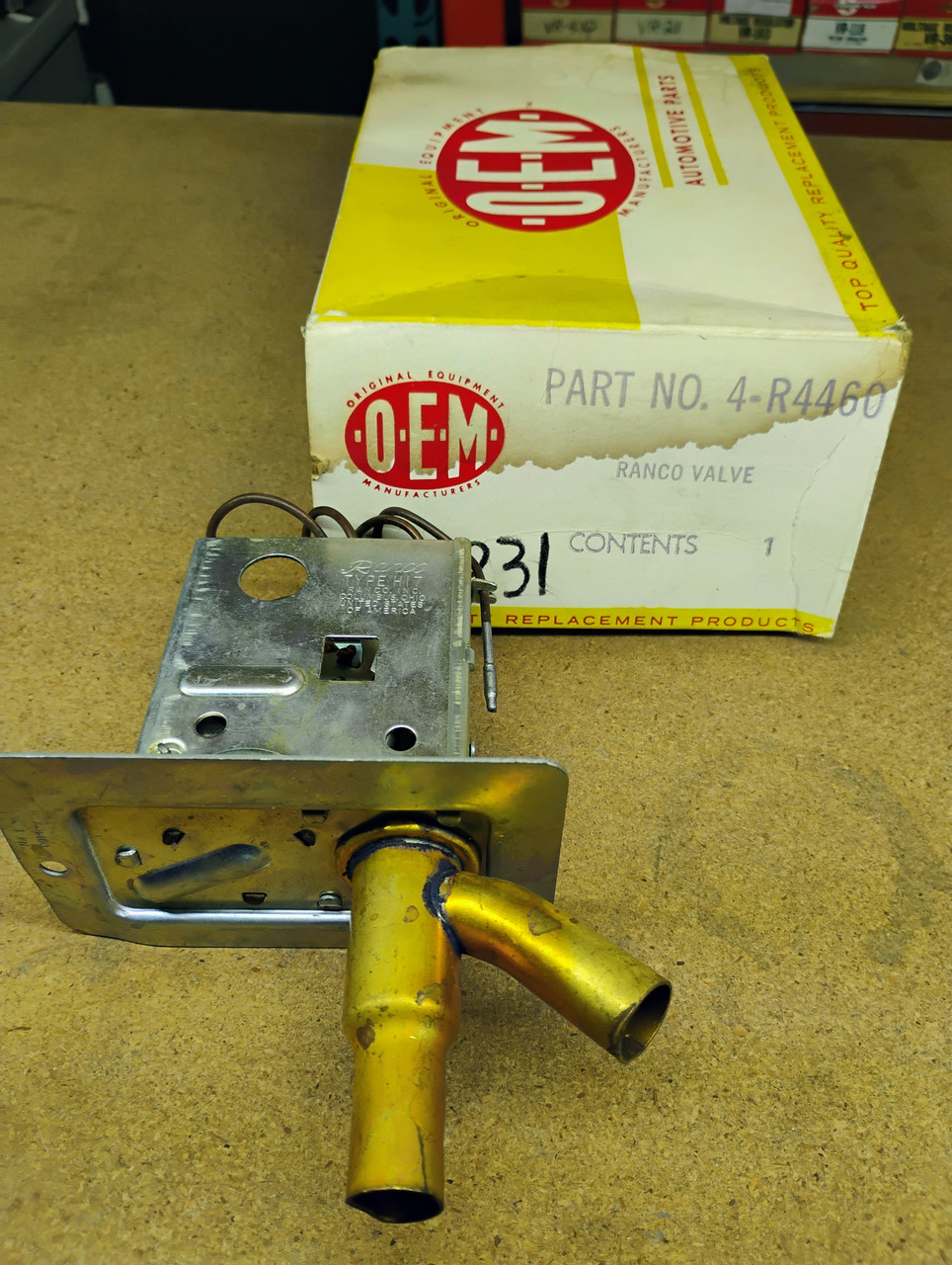 Ranco 4-R4460 Heater Valve H1231 NOS Made in USA