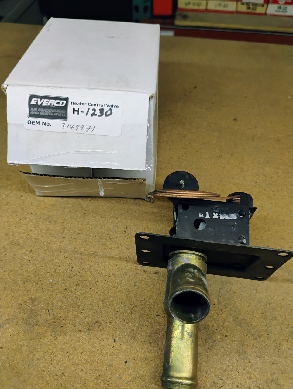 Everco H1230 Heater Valve NORS Made in USA 3149971